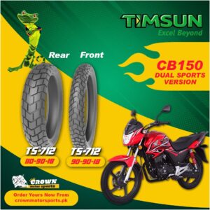 Timsun Tubeless Tires cb150 dual sports version