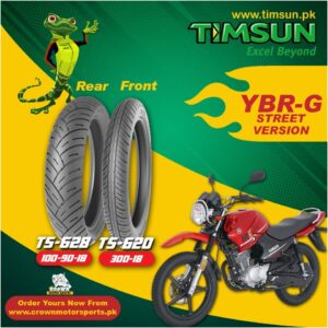 Timsun Tubeless Tires For YBR-G Street Version