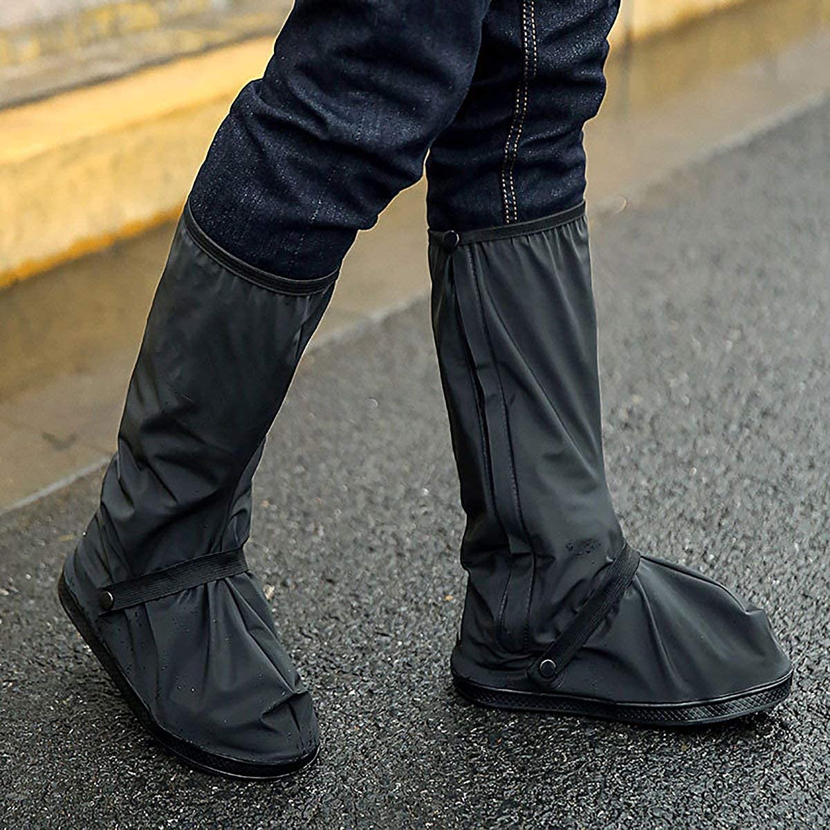 Drop shipping galoshes men rubber shoes waterproof shoe covers